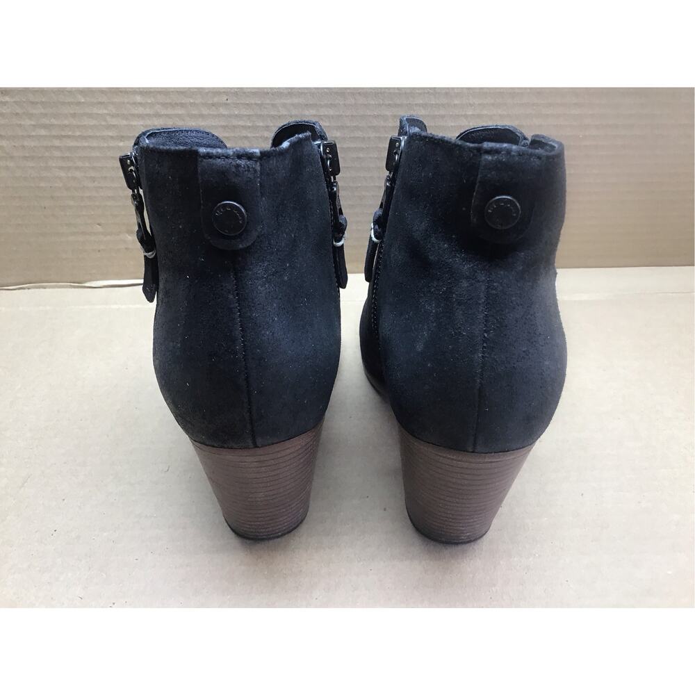 Rag Bone Classic Newbury Black Suede Ankle Boots Italy Sz 39.5 Fits US 8.5 To 9 - Picture 4 of 6
